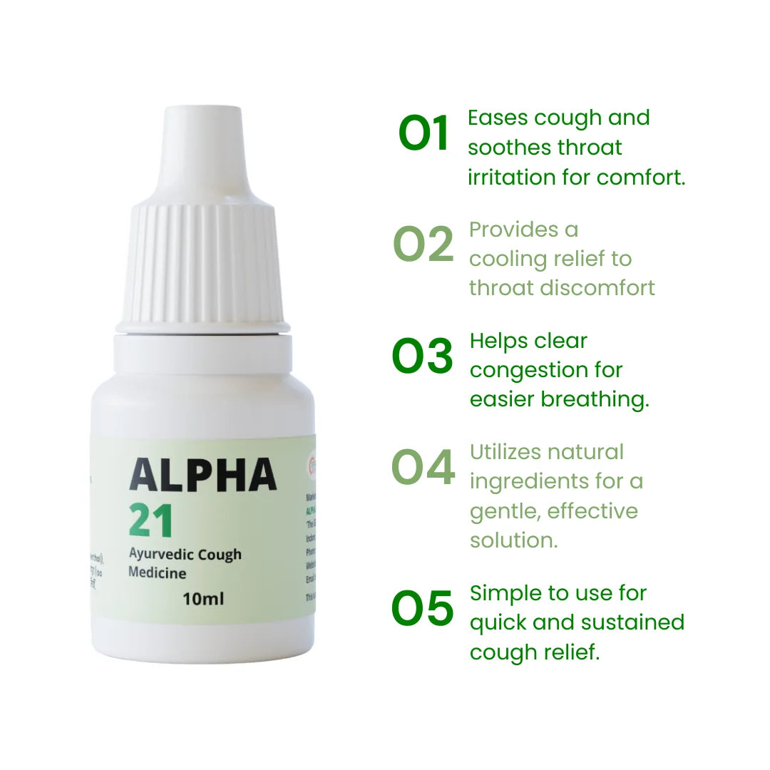 Alpha 21 Ayurvedic Cough Medicine